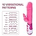 Lyps Lily - Vagina, G Spot & Clit Vibrator - FDA Approved Body-Safe Silicone - 10 Vibration Settings Adult Toy - Waterproof Rabbit Vibrator - Quiet Adult Sex Toy - Non Odor & Discreet Packaging