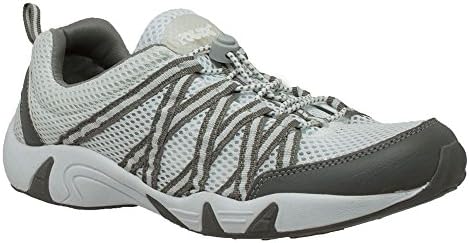Womens Water Dissipating Lightweight Mesh Walking Shoes, Breathable Design with Quick On and Off Laces, Comfort on Uneven Surfaces
