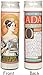 Ada Lovelace Secular Saint Candle - 8.5 Inch Glass Prayer Votive - Made in The USA