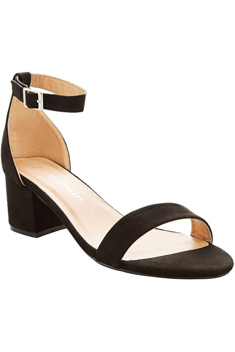 wide width dress sandals low heel