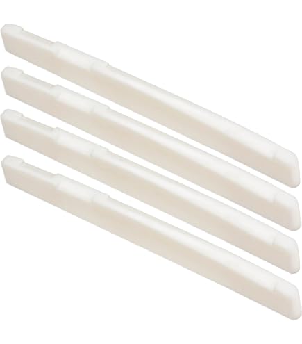 Bone Acoustic Guitar Saddle Compensated 74mm wide 8mm,9mm or 10mm high