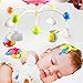 Baby Crib Mobile Music Box, Hanging Projection Light Toys with Remote Control, Rotating Musical Projector Toy for Infant, Battery Operated Projecting Planet to Ceiling, Newborn Bed Airplane Lights