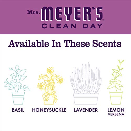 MRS. MEYER'S CLEAN DAY Moisturizing Body Wash for Women and Men, Biodegradable Shower Gel Formula Made with Essential Oils, Plum Berry, 16 oz Bottle, Pack of 3