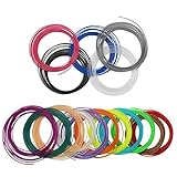 Megadream 1.75mm 12 Random Color Pack of PLA 3D Pen Filament Refills for Art, Design and Industrial- 32 Feet Per Color