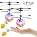 Infrared Induction Helicopter Ball with Shinning LED Lights Up Toys Flying Disco Ball Teenagers Colorful Flying Toy for Boys and Girls (2 Pack) (Flying ball) (flying ball)