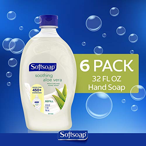 softsoap moisturizing hand soap refill soothing aloe vera