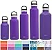 Simple Modern 24oz Ascent Water Bottle - Hydro Vacuum Insulated Tumbler Flask Thermos w/Handle Lid - Purple Double Wall Stainless Steel Reusable - Leakproof: -Lilac