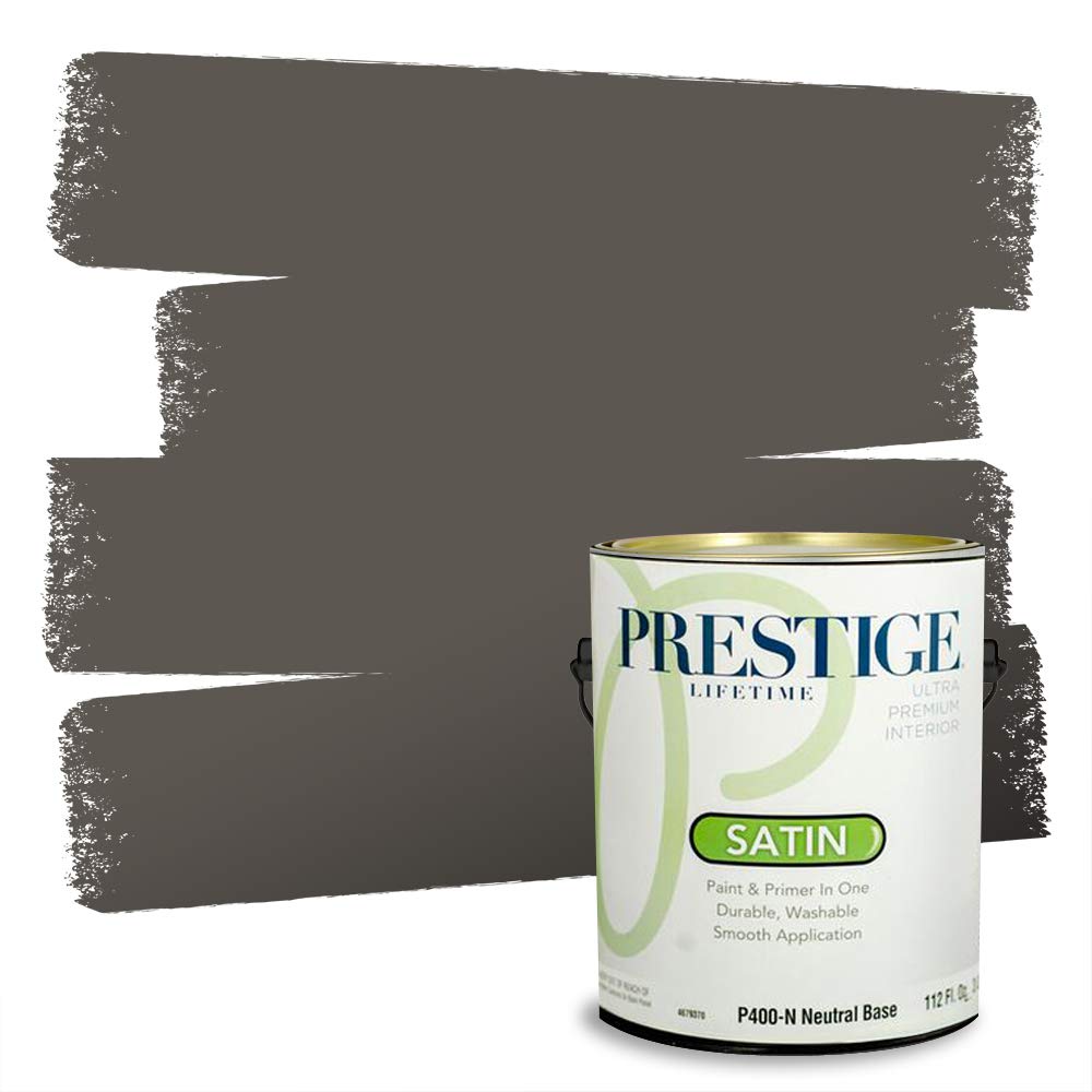 PRESTIGE Interior Paint and Primer in One, Mustang, Satin, 1 Gallon Image PRESTIGE Interior Paint and Primer in One, Mustang, Satin, 1 Gallon Image