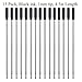 15 Pack Pen Refills 4.5in Replacement Ink Ballpoint Pen Re-fills for Writing Pen, Medium Point, 1.0mm (Black)