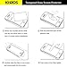 KHAOS for Xiaomi Redmi Note 4 [Full Screen Coverage] Tempered Glass Screen Protector, 2.5D Rounded Edge, (Black)