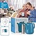 Tealyra - Daze Ceramic Large Teapot Blue - 47-ounce (6-7 cups) - With Stainless Steel Lid Extra-Fine Infuser for Loose Leaf Tea - 1400ml