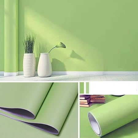 15.7x118 Inch Solid Green Color Contact Paper Green Self Adhesive