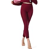 Womens Silk Pants 100% Mulberry Silk Long Underwear for Women Thermal Base Layer Pajama Bottoms