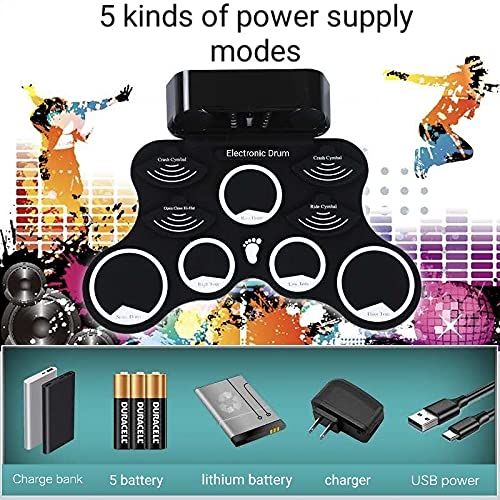 MAGICON Electronic Drum Set, 10 Drum keys+Feet Treading design is a set