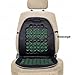 Zone Tech Magnetic Bubble Ultra Comfort Massaging Car Seat Cushion - Classic Black Premium Quality Massaging Padded Car Office Home Seat Cushion for Stress Free all Day!