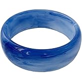 MMIUAEG Glittery Macaron Color Bangle Bracelet Chunky Round Geometric Cuff Bangle for Women Multicolor Chic Wristlet Wrist Jewelry for Party Vacation