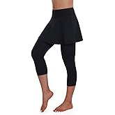 ANIVIVO Skirted Legging for Women, Yoga Legging with Skirts &Women Tennis Leggings Clothes Pockets