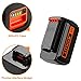 Energup 2 Pack 40 Volt MAX 2.0Ah Replacement Battery for Black&Decker LBX2040 LBX36 LBXR36 LBXR2036 40V Lithium Ion Battery