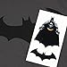 Batman Bat DC Comics T Shirt & Exclusive Stickers Charcoal (Medium)