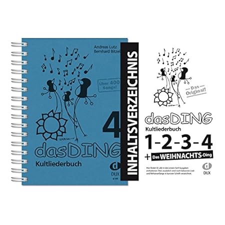 Dux Das Ding 4 | Kultliederbuch + Original Inhaltsverzeichnis | Songbook | NEU