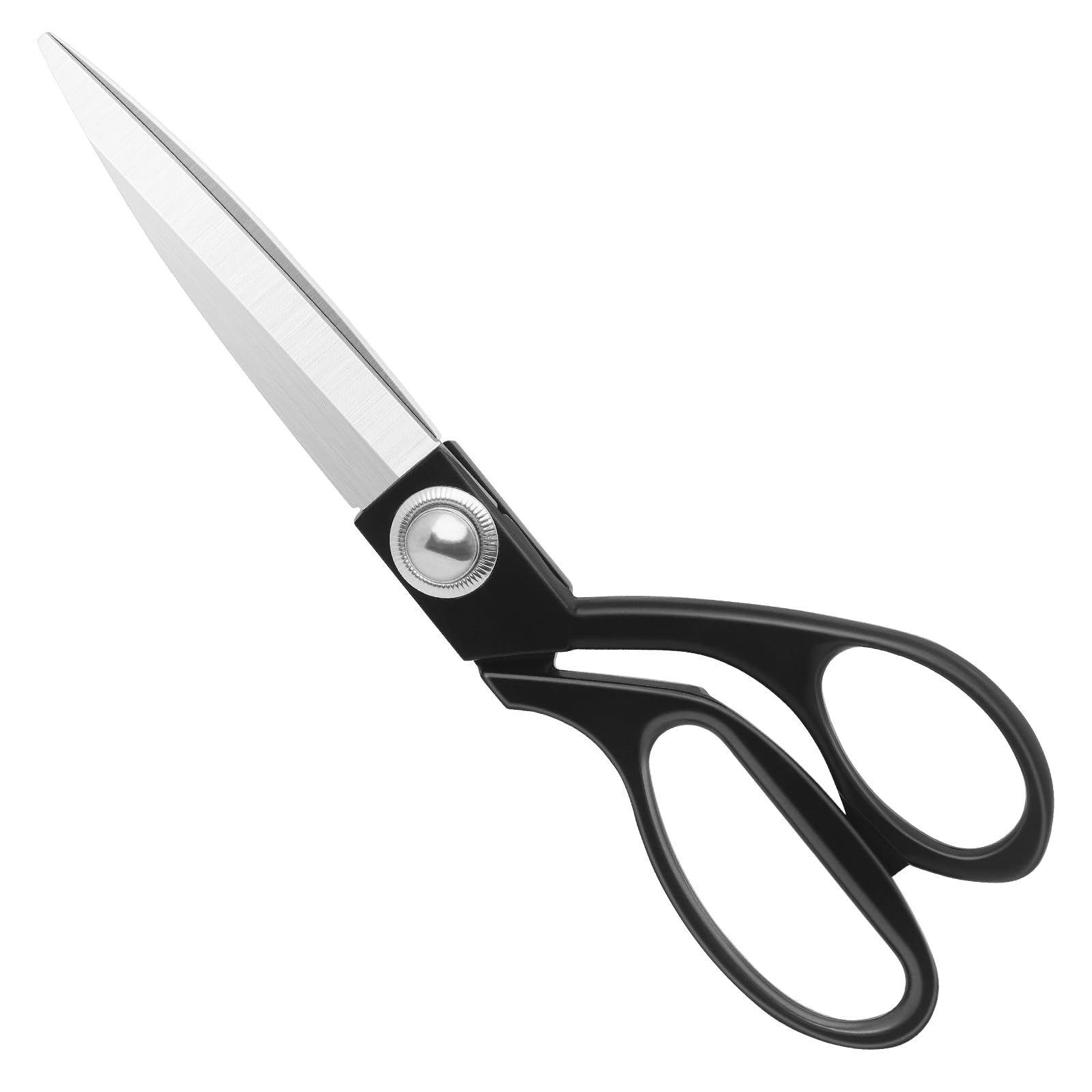 KUONIIY Sewing Scissors 8 inch - Professional Stainless Steel Tailor Scissor Shears for Fabric Leather Dressmaking Tailoring Artists Students Dressmakers, Black — image 1