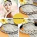 Udalyn 1-6 Pcs Rhinestone Elastic Headbands for Women Girls Beaded Bands Hair Accessories Handmade Jewelry