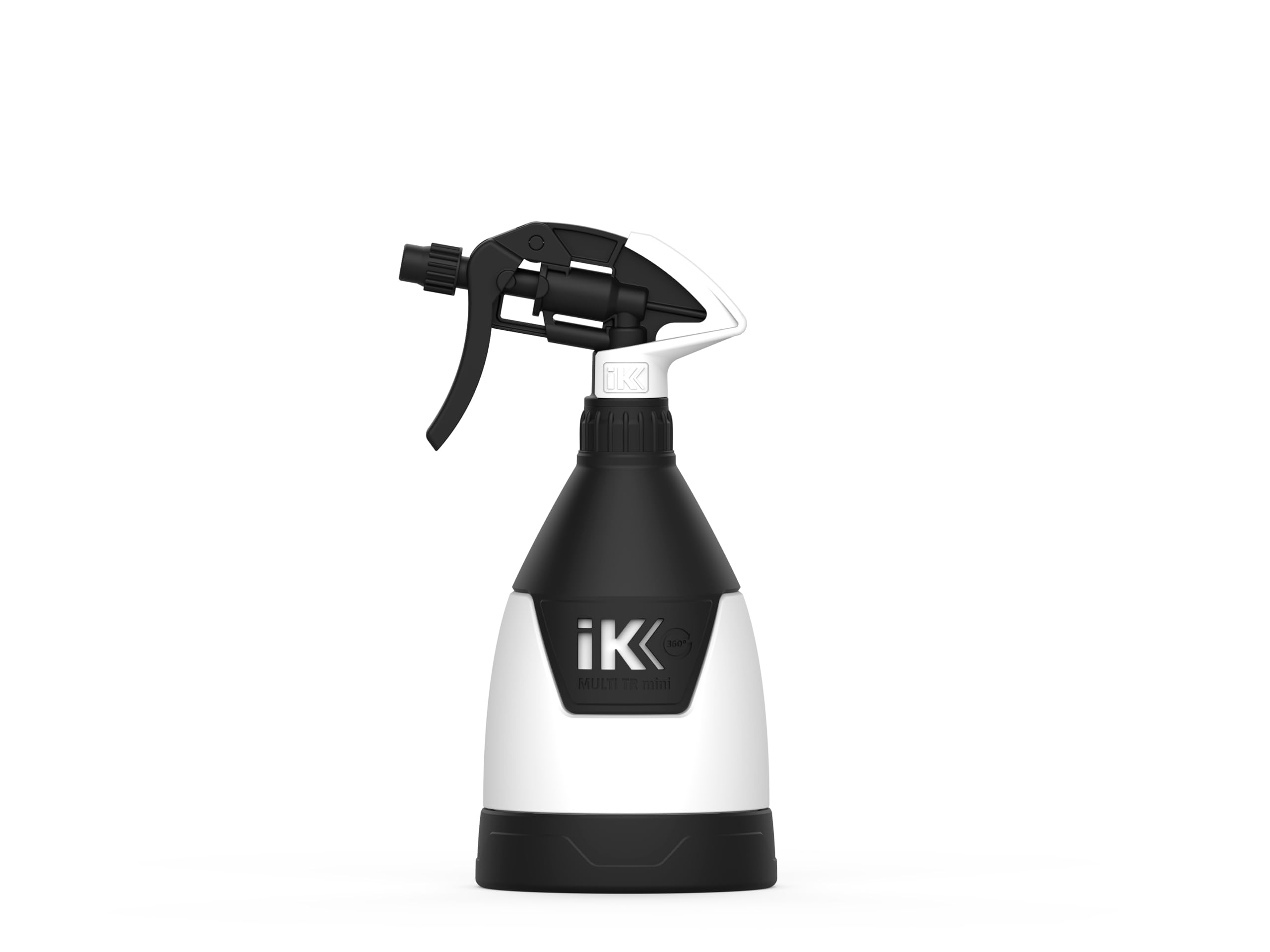 IK MULTI TR MINI 360 - Professional Trigger Sprayer 0.6L - 360º Rotation System - Lightweight and Handy - Detailing, Cleaning and Disinfection - Compatible with Various Chemicals - Translucent Tank
