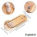 Indoor Wooden Mini Bowling Game Set - Best Family Party Desktop Toys for Kids Adults, Wood Finger Hand Stress Relief and Kill Time Toys, Home Office Decor Board Games Desk Tabletop Toy