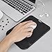 Antner Ergonomic Design Mouse Pad with Memory Foam Wrist Pad Anti-Skid Pad,Black