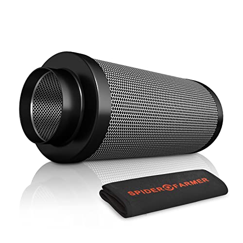Spider Farmer 4 Inch Carbon Filter for Grow Tent, Air Carbon Filter