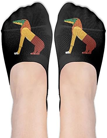 Ammit Egypt Goddess Socks Boat Low Cut Thin No Show Deodorant Sock Non Slip For Women