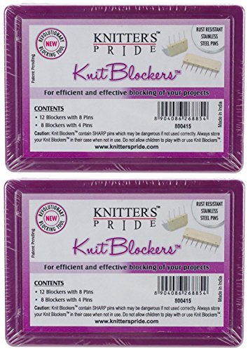 2-Pack - Knitter's Pride KP800415 Knit Blockers & Pin Kit