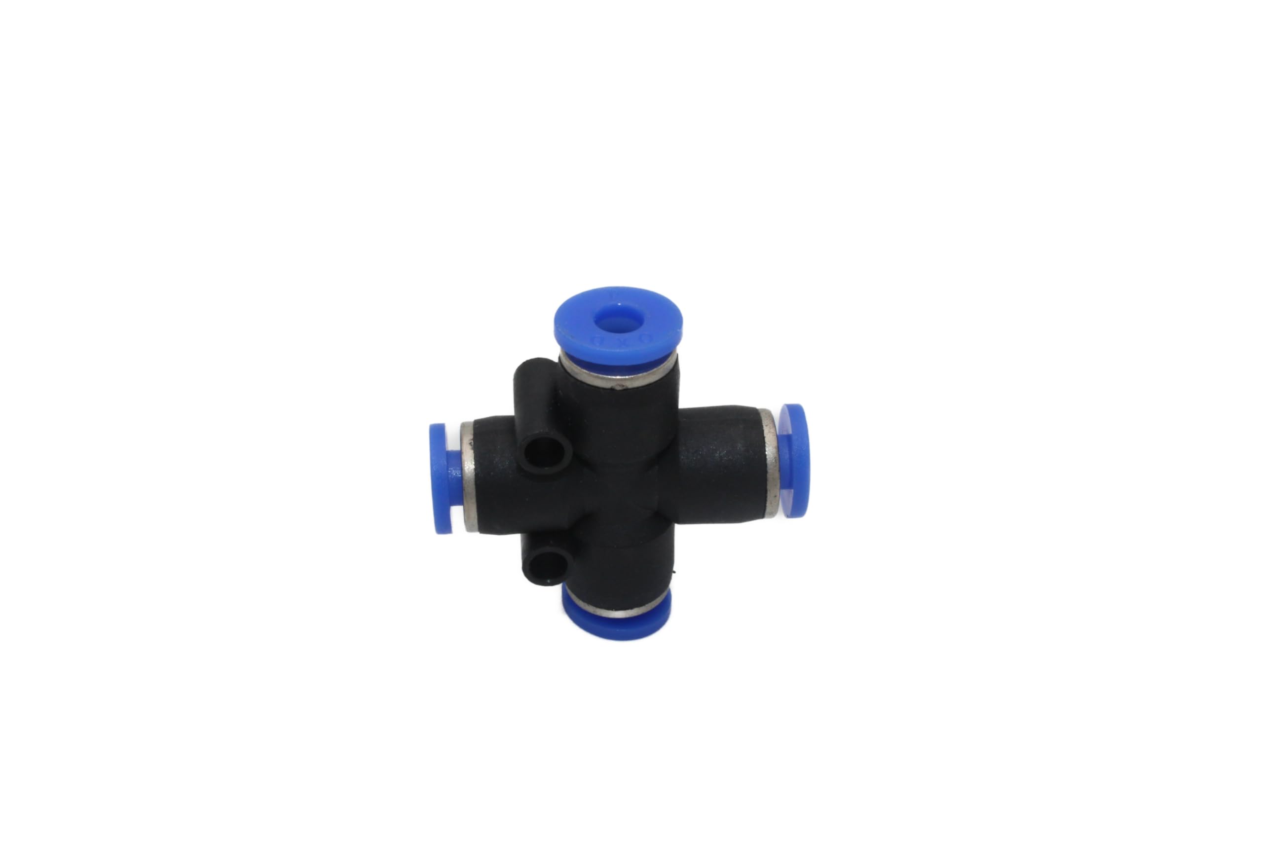 Cross Connector X-Hose Connector for Pneumatic Hose 4 mm 4-Way Set of 3 IQS Pneumatic Connector — image 1