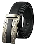 QISHI YUHUA Men's Leather Ratchet Dress Belt with 1000s of Styles