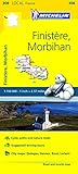 Michelin FRANCE: Finistere, Morbihan Map 308 (Maps/Local (Michelin))