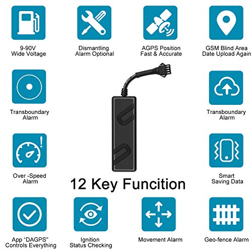 ENGERWALL 2020 New Upgraded GPS Tracker for Vehicles Mini Hiden Real-Time Car GPS Tracker 9-90V Anti Lost Tracking Device for Managing Fleet/Car/Truck/Taxi/Motorcycle/RV/Bus(Lifetime Free Platform)