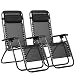 Zero Gravity Chair Patio Lounge Recliners Adjustable Folding Set of 2 for Pool Side Outdoor Yard Beach primary