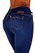 Style G339– Colombian Design, High Waist, Butt Lift, Levanta Cola, Skinny Jeans in Washed Blue Size 5