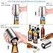 LDesign 3 Pcs Magnetic Beer Bottle Opener, Stainless Steel Stylish Automatic Beer Can Opener with Cap Catcher to Open the Cap of Beer, Water, Soda in 3s for Bar, Home, Gift Set, Great For Arthritis