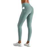 Yvette High Waisted Leggings with Pockets for Women Tummy Control Workout Running Yoga Pants Non See-Through