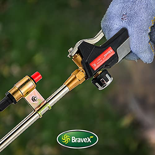 Bravex Propane Torch Weed Burner Torch Weed Torch with Push Button