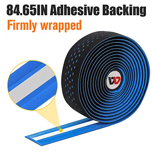 WESTGIRL Road Bike Handlebar Tape, EVA Non-Slip Soft Bicycle Bar Tape with End Plugs, Durable & Shock-Absorbing Cycling Handle Warps - 2 Rolls - Thumbnail 4