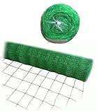 Bluefire Direct Green Trellis Netting for Climbing Plants Commercial Grade Plastic Garden Trellis Net (6.5 ft x 100 ft)