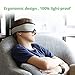 HOMMINI Sleep Mask, Eye Mask for Sleeping, 3D Breathable Memory Foam Contoured Modular Nap/Travel Sleeping mask, Light Blockout with Adjustable Anti-Slip Gel/Ear Plugs/Travel Pouch for Men Women Kids