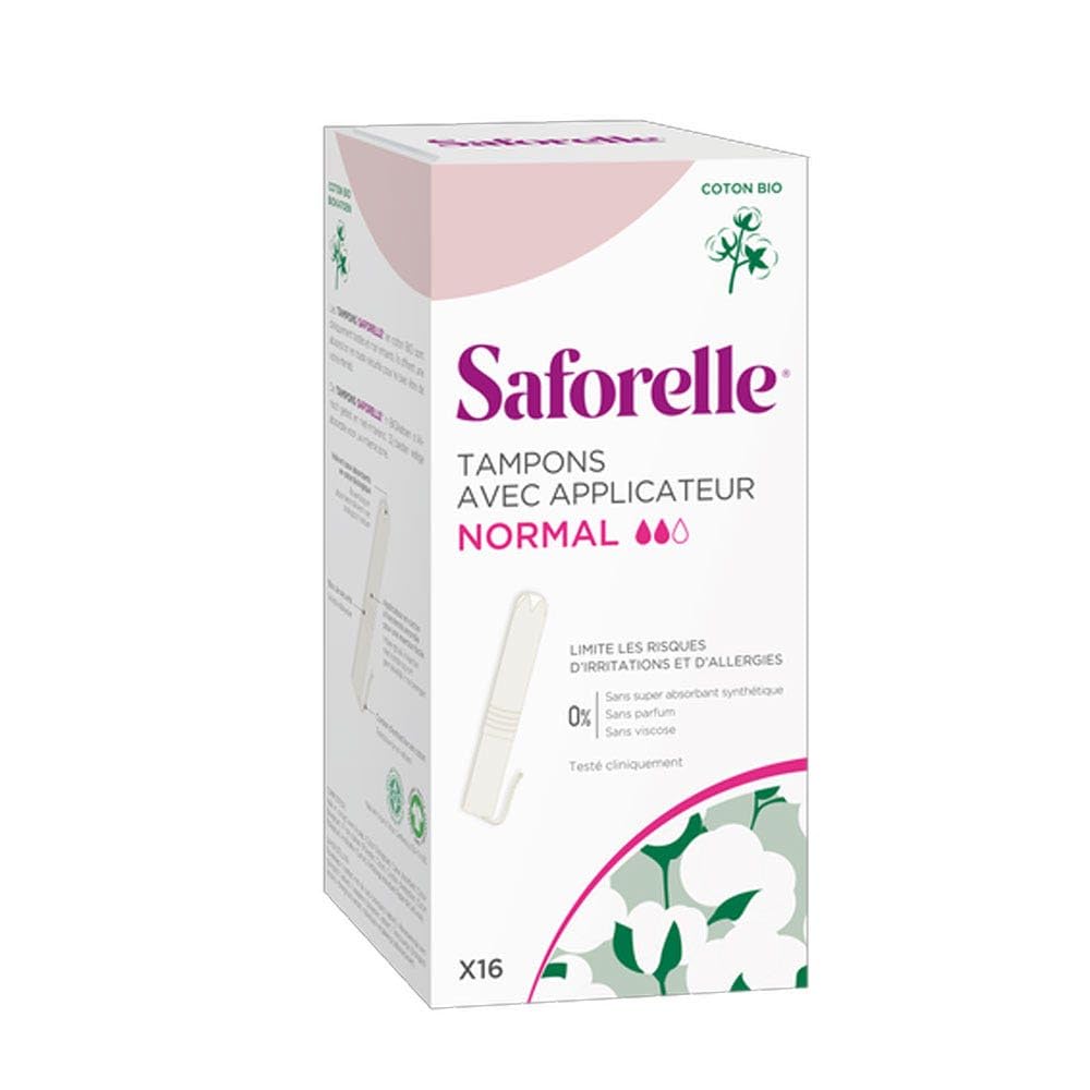 Saforelle 16 Regular Tampons with Applicators