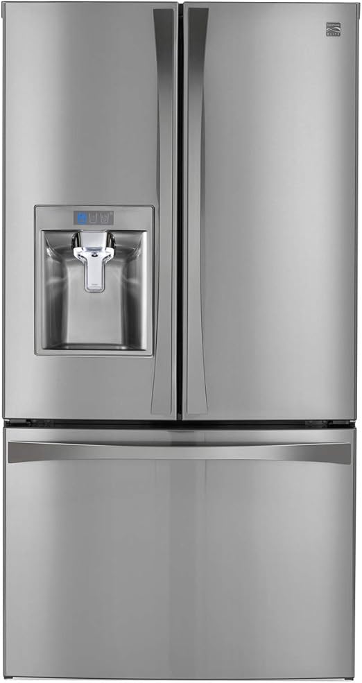 Kenmore Elite 73153 28 7 Cu Ft French Door Bottom Mount Refrigerator In Stainless Steel Includes Delivery And Hookup Amazon Ca Home