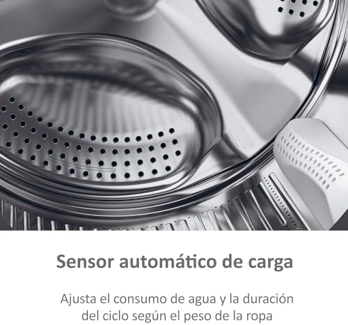 I-Pro Series 3 HW100-BP14939-S - Lavadora Carga Frontal 10KG, Función Vapor, Motor Inverter, Tratamiento Antibacterias, 1400 RPM, Fin Diferido, Detector Automático de KG, 15 Programas, Blanco