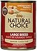 Natural Choice Dog Large Breed Chicken And Rice Dinner Chunks In Gravy Senior Dog Food Cans, 12-1/2-Ounce, 12 Pack Cans