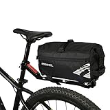 COTEetCI Bike Bag Bicycle Saddle Bag Cycling Mountain Back Seat Rear Rack Trunk Bags Single Shoulder Bag