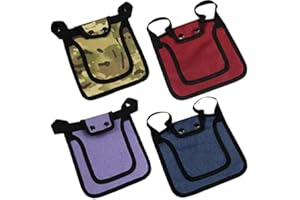 TOBILE Chicken Saddle, 4Pcs Hen Apron Hen Feather Protector with Adjustable Strap, Feather Wing Protector for Back and Sides Suit Small, Medium and Large Hens Birds